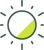 High resistance to UV radiation